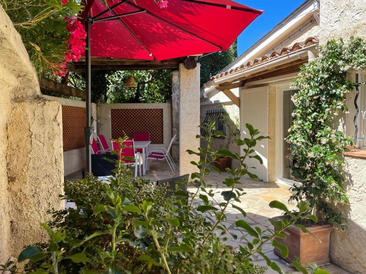 Maisonnette au calme et proche mer Mandelieu Extérieur photo